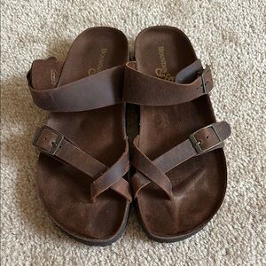 Brown Leather Sandals